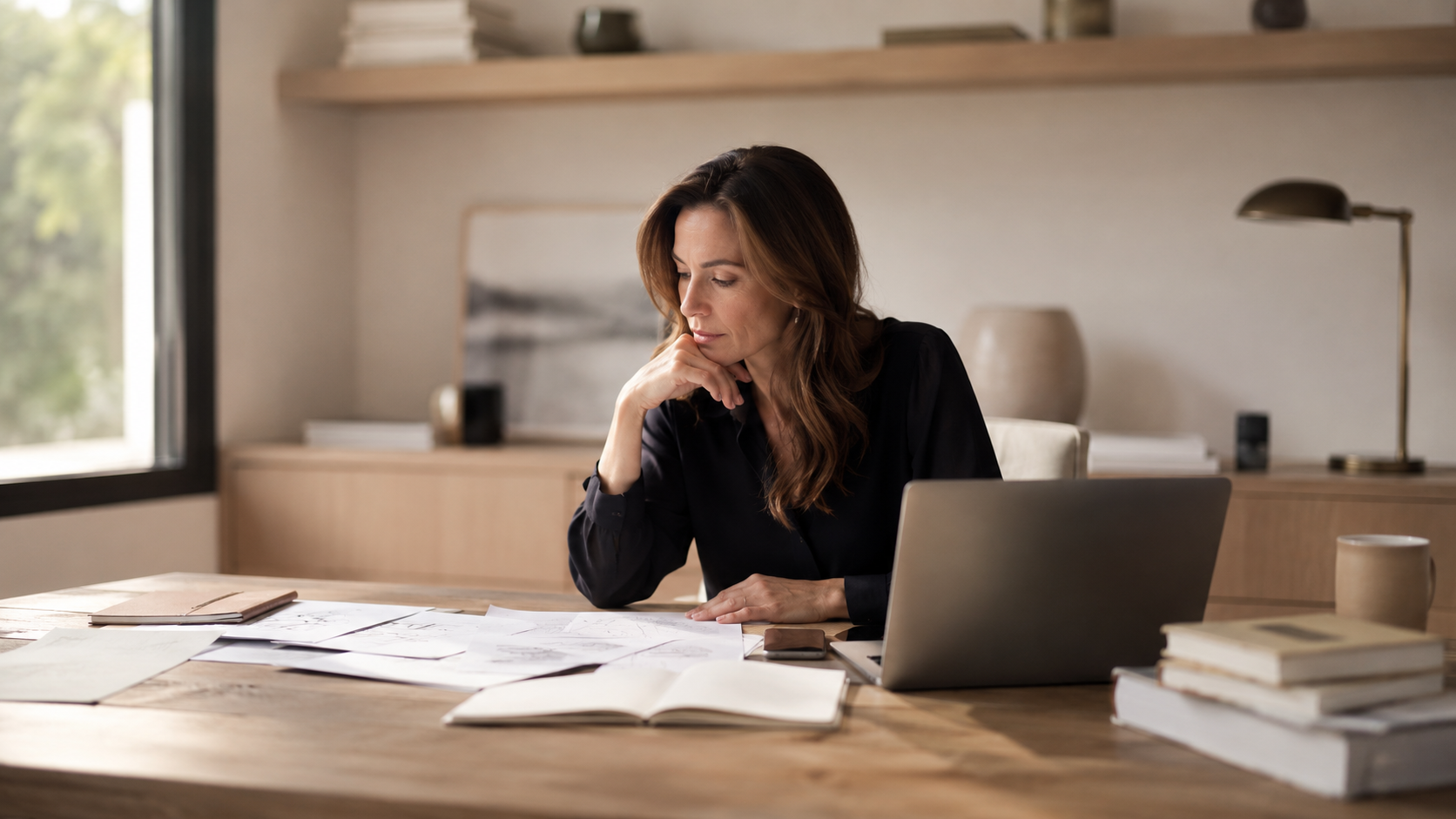 Profesional trabajando con estrategia